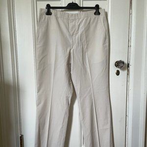 Lightweight Cream Corbin Pants, Flat Measurement 17.75"